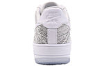 (WMNS) Nike Air Force 1 Flyknit Low 'Summit White Grey' 820256-103