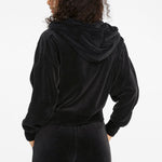 (WMNS) PUMA Casual Embroidered Zipper Short hooded Jacket Black 532948-01