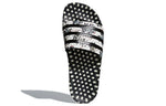 (WMNS) adidas Adilette Slide 'Black White Silver' CM8224