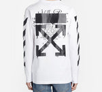 Off-White Dripping Arrows Logo Printing Men White OMAB001R201850050110