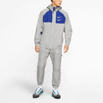 Nike Swoosh Sports Contrasting Colors Printing Alphabet Hooded Jacket Gray CJ4888-073