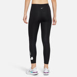 (WMNS) Nike Mid Waist Running Tight Sports Training Gym Pants/Trousers/Joggers Black DD6836-010