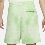 Men's Nike SportswearFrench Terry Solid Color Logo Flowers Embroidered Casual Shorts Light Green DM5017-332