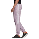 Men's adidas originals Solid Color Stripe Logo Straight Bundle Feet Sports Pants/Trousers/Joggers Pink ED6099