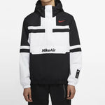 Nike Men's Jacket Hooded Sportswear Polyester 'Black White' CJ4835-100