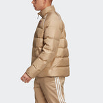 adidas originals Adicol Jacket 1 Stay Warm Solid Color raglan sleeve Stand Collar Down Jacket Beige EC7276