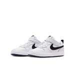 (PS) Nike Court Borough Low 2 'White Black' BQ5451-104