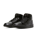 (WMNS) Air Jordan 1 Mid 'Black Snakeskin' BQ6472-010