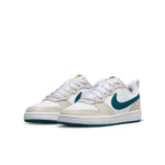 (GS) Nike Court Borough Low 2 'Sail Bright Spruce' BQ5448-017
