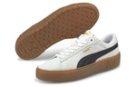(WMNS) PUMA Smash Platform V2 SD 'White Black Gum' 373037-07