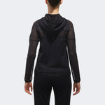 (WMNS) adidas Sports Hollow Out Mesh hooded Jacket Black CV5489