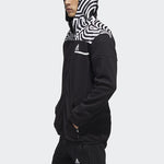 adidas x Hiroko Zne Hoody M Color Contrast Printing Hooded Jacket Coat Black GN5670