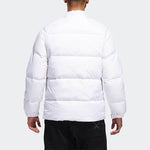 adidas originals Baseball Collar Casual Sports Stay Warm Down Jacket White BR4799