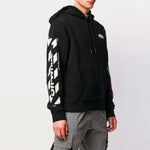 Men's Off-White Printing Loose Fit Black OMBB034S190030061020