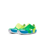 (PS) Air Jordan Flare Casual Colorblock Green Blue Yellow Sandals 'Green Blue Yellow' CI7849-300