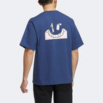 adidas originals Alphabet Printing Sports Short Sleeve Unisex Blue H49560