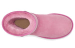 (WMNS) UGG Classic Short II Boot Cozy Stay Warm Pink Red Fleece Lined 1016223-WBRR