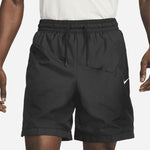 Nike waist Lacing Woven Solid Color Breathable Shorts Black DH7560-011
