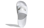 (WMNS) adidas Adilette Lite Slide 'White Matte Silver' GZ6197
