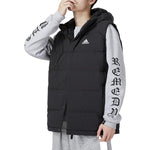 adidas Helionic Hooded Down Vests 'Black' HG6277