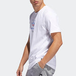 adidas Grand Tee 'White Red Blue' DU8341