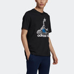 adidas originals Worm Tee Printing Sports Male Black GN2154
