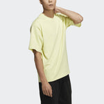 adidas originals C Tee Solid Color Small Label Loose Sports Short Sleeve Couple Style Yellow HC8579