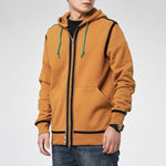 Converse UTILITY FULL ZIP Hoodie Asia Sizing 'Dark Soba Brown' 10019463-A13