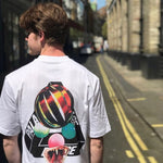 PALACE Sans Ferg T-Shirt White Glasses Back Logo Short Sleeve Unisex PAL-SS18-052