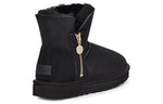 (WMNS) UGG Bailey Zip Mini Fleece Lined Black 1112481-BLK