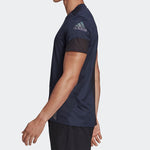 adidas 25/7 Rise Up N Run Parley Tee 'Blue' EK2861