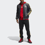 adidas Cny Rose Pant Logo Stripe Basketball Sports Long Pants Black GN5368