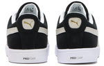 PUMA Suede Casual Skateboarding Shoes Unisex Black White 380706-01