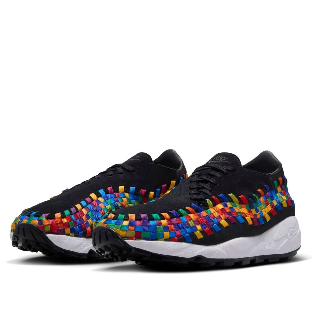 (WMNS) Nike Air Footscape Woven 'Rainbow Black' FB1959-002