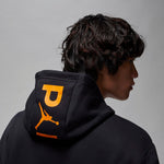Air Jordan x Paris Saint-Germain Fleece Pullover Hoodie Asia Sizing 'Black' DZ2924-010