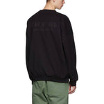 Fear of God Back Logo Crewneck Sweatshirt 'Black' FOG-FW19-64