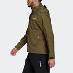adidas Terrex Mt Rr Jacket waterproof Sports Outdoor Hooded Jacket Green GU6485