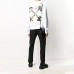 Off-White Pullovers Long Sleeve Cotton Logo Sweatshirt OMBB037F20FLE0020110
