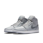 Air Jordan 1 Mid 'Wolf Grey' 554724-033