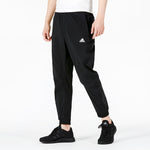 Men's adidas Sl Sj Tc Pt Casual Bundle Feet Solid Color Logo Sports Pants/Trousers/Joggers Autumn Black HM2971