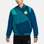 Air Jordan MENS DNA Casual Baseball Jacket Blue CK9351-432