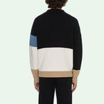 Off-White SS21 Logo Round Neck Long Sleeves Black OMHE048R21KNI0011040