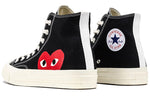 Converse x COMME des GARCONS PLAY Chuck 70 Hi 'Black Red' 150204C