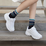 (WMNS) Skechers D'Lite-Looking Glass 'White Grey' 11959-WHT