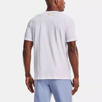 Men's Under Armour Curry Undrtd Splash Round Neck Short Sleeve White 1362819-100