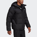 adidas Sports Windproof Stay Warm hooded down Jacket Black GE9901