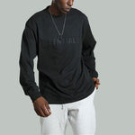 Fear of God Essentials FW20 Long Sleeve Logo Tee 'Black' FOG-FW20-244