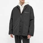 Fear of God Essentials SS21 Coaches Jacket Stretch Limo Black FOG-SS21-628