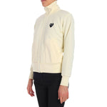 (WMNS) COMME des GARCONS PLAY Big Black Heart Track Jacket 'White' AZ-T255-051-3