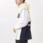 New Balance Unisex Embroidery Logo Color Contrast Hooded Jacket Coat White AMJ11500-CYW